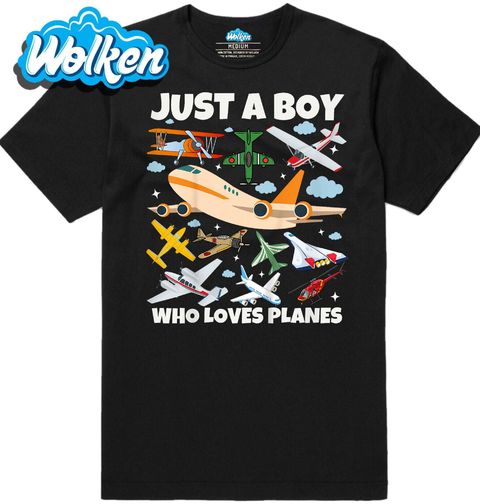 Obrázek produktu Pánské tričko Jen kluk, který miluje letadla