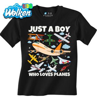 Dětské tričko Jen kluk, který miluje letadla.jpg