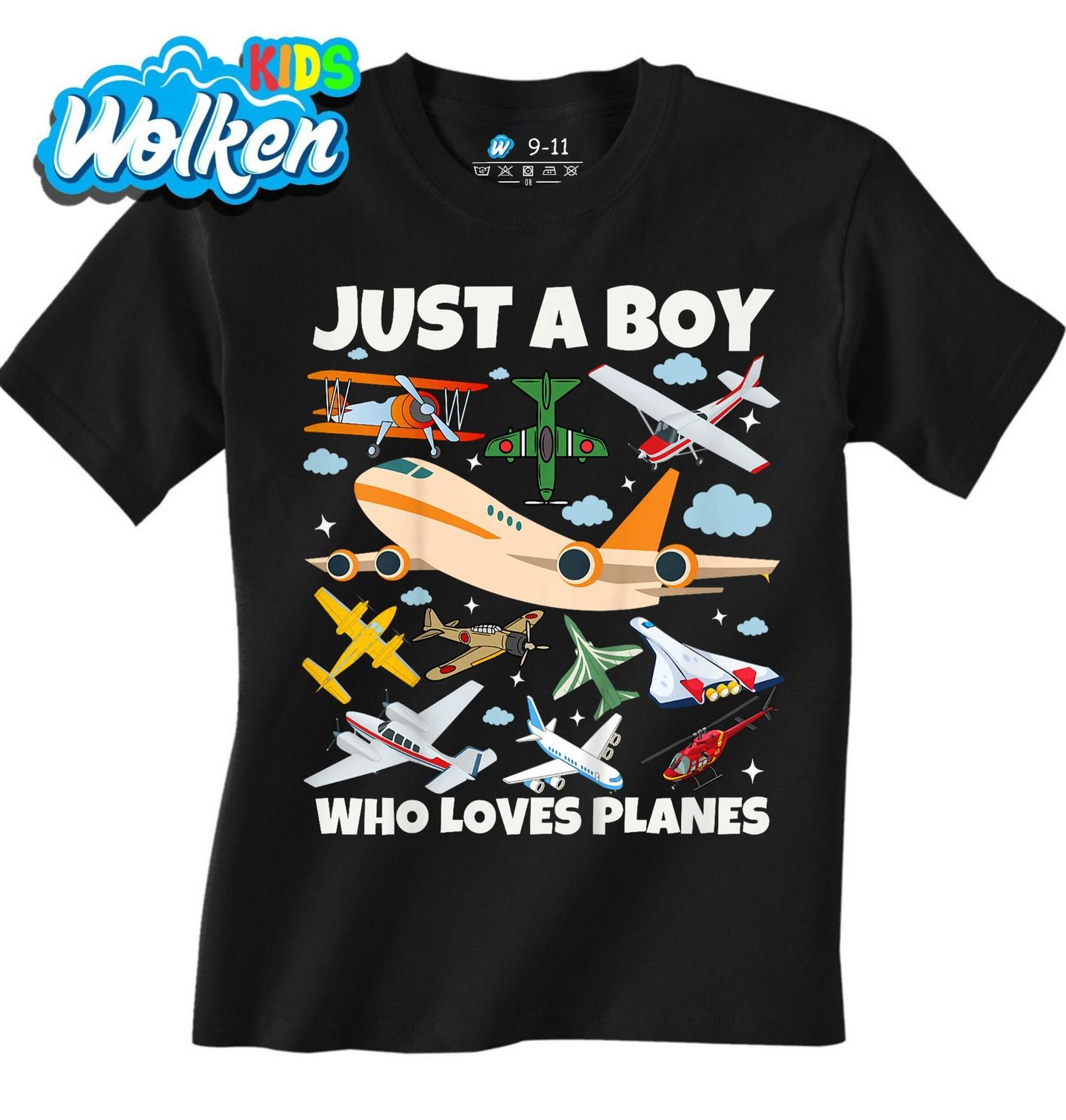 Dětské tričko Jen kluk, který miluje letadla.jpg