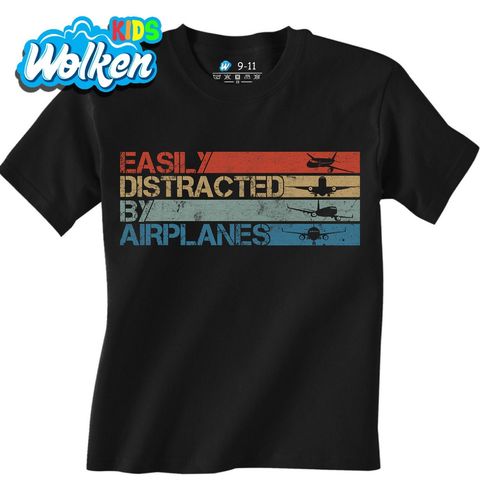 Obrázek produktu Dětské tričko Snadno Rozptýlen Letadly