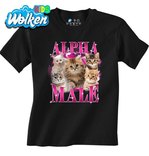 Obrázek produktu Dětské tričko Kočičí Alpha Male