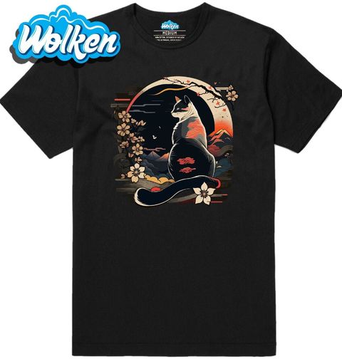 Obrázek produktu Pánské tričko Kočka při Západu Slunce