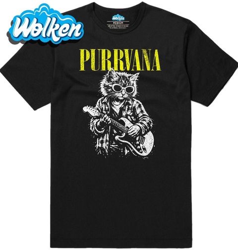 Obrázek produktu Pánské tričko Rocková Kočka Purrvana