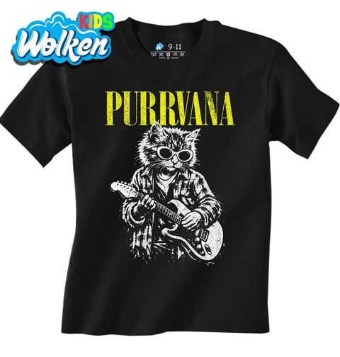 Obrázek produktu Dětské tričko Rocková Kočka Purrvana