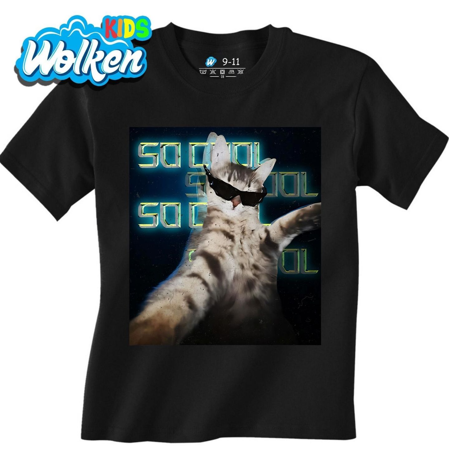 Dětské tričko Selfie Cool Kočka s Brýlemi.jpg