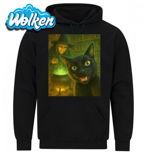 Obrázek produktu Pánská mikina Selfie Černy Kočky a Čarodějnice