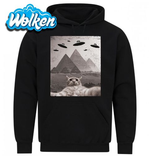 Obrázek produktu Pánská mikina Selfie Kočky v Říši Pyramid UFO