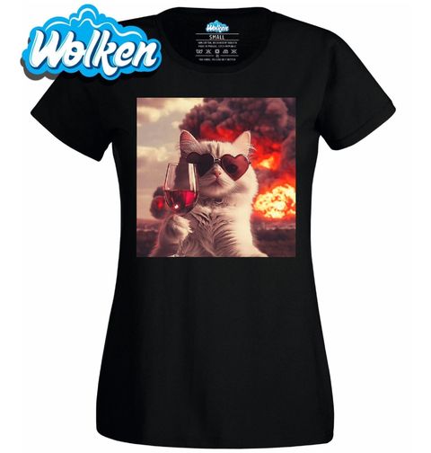 Obrázek produktu Dámské tričko Selfie Kočky uprostřed Výbuchu