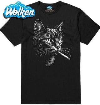 Pánské tričko Rebel Kočka s Cigaretou.jpg