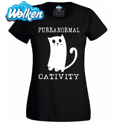 Obrázek produktu Dámské tričko Paranormální Kočka