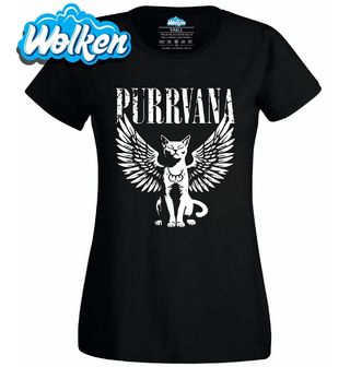 Dámské tričko Kočičí Nirvana Purrvana.jpg