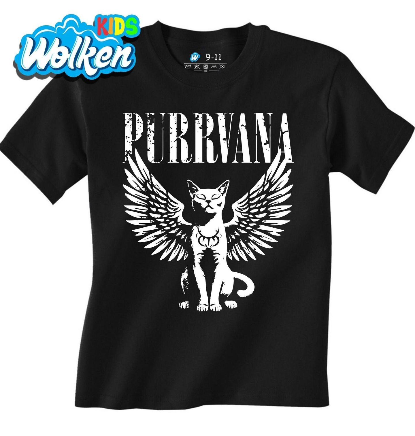 Dětské tričko Kočičí Nirvana Purrvana.jpg