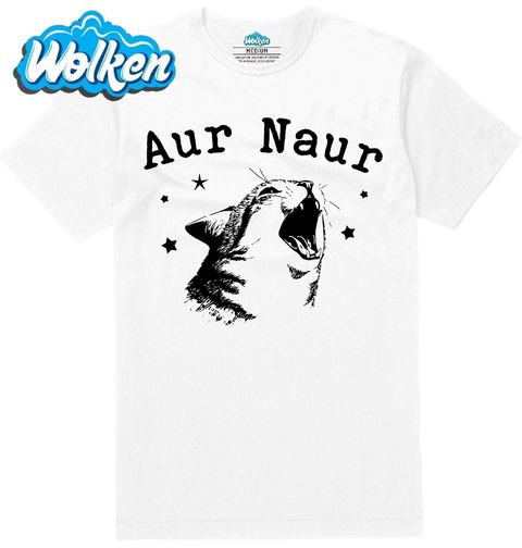 Obrázek produktu Pánské tričko Zívající Kočka Aur Naur