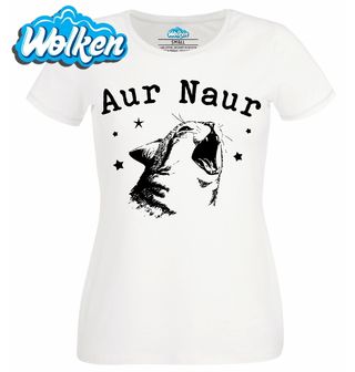 Dámské tričko  Zívající Kočka Aur Naur.jpg