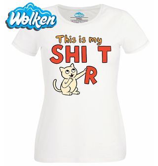 Dámské tričko Kočka This Is My Shirt.jpg