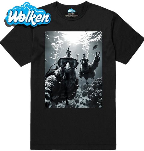 Obrázek produktu Pánské tričko Selfie Slepice Potápěči