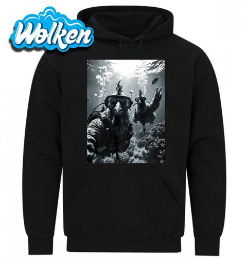 Obrázek produktu Pánská mikina Selfie Slepice Potápěči