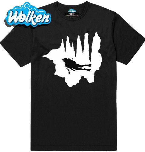 Obrázek produktu Pánské tričko Potápěč v Hlubinách Jeskyně