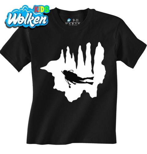 Obrázek produktu Dětské tričko Potápěč v Hlubinách Jeskyně