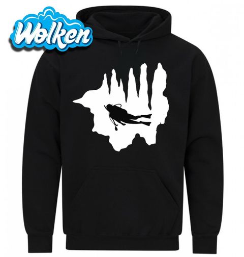 Obrázek produktu Pánská mikina Potápěč v Hlubinách Jeskyně