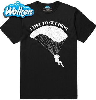 Pánské tričko Miluju Výšky I Like to Get High.jpg