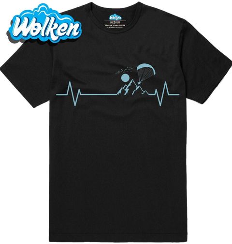 Obrázek produktu Pánské tričko Kardiogram Parašutisty