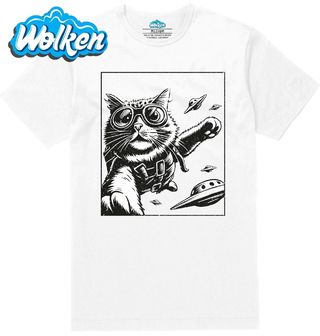 Pánské tričko Astronaut Kočka mezi UFO.jpg