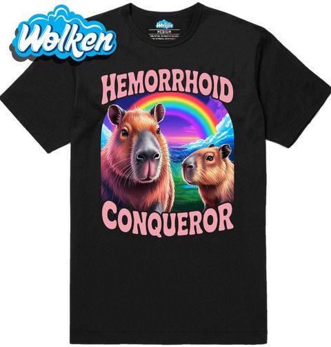 Obrázek produktu Pánské tričko Kapybara Dobyvatel Hemoroidů