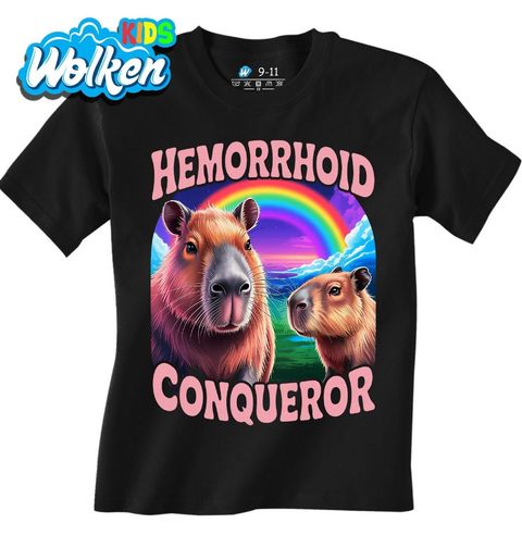 Obrázek produktu Dětské tričko Kapybara Dobyvatel Hemoroidů