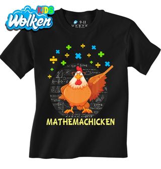 Dětské tričko Slepice Matematik Mathemachicken.jpg