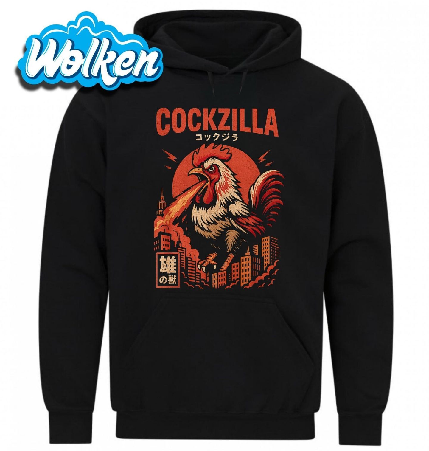 Mikina Kohoutí Godzilla Cockzilla.jpg