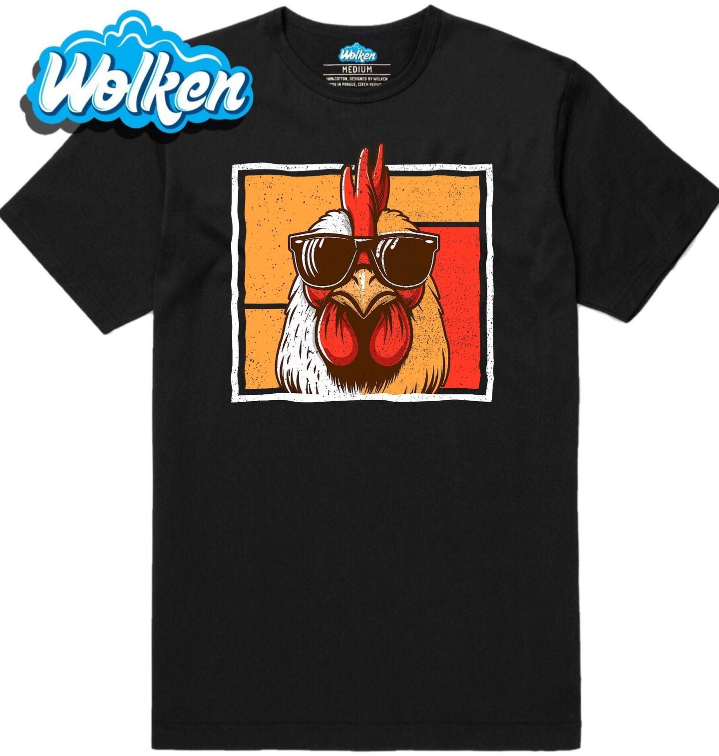 Pánské tričko Stylový Kohout s Brýlemi.jpg