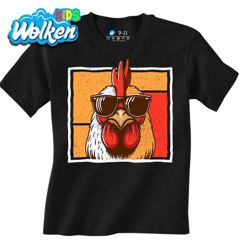 Obrázek produktu Dětské tričko Stylový Kohout s Brýlemi