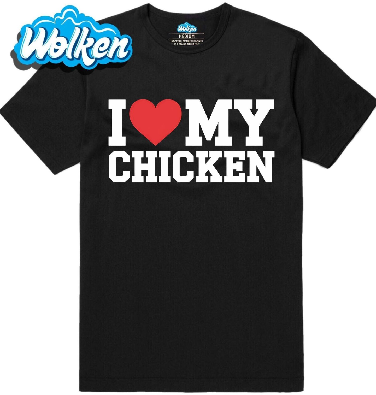 Pánské tričko Láska ke Kuřeti I Love my Chicken.jpg