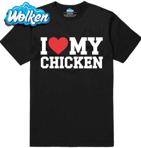 Obrázek produktu Pánské tričko Láska ke Kuřeti I Love my Chicken