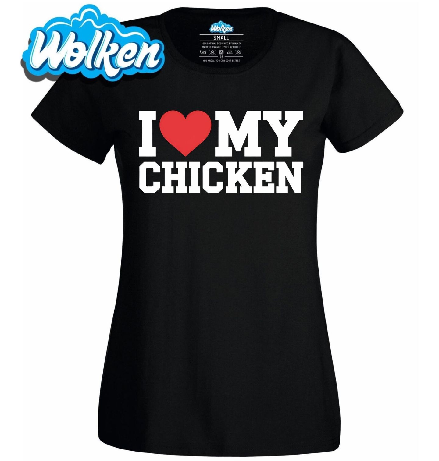 Dámské tričko Láska ke Kuřeti I Love my Chicken.jpg