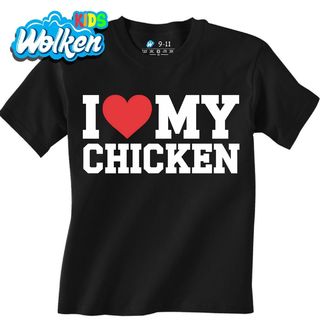 Dětské tričko Láska ke Kuřeti I Love my Chicken.jpg