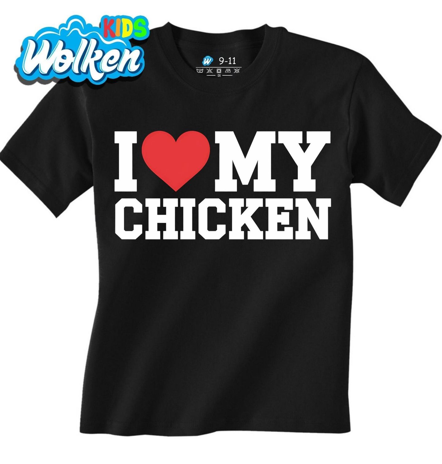 Dětské tričko Láska ke Kuřeti I Love my Chicken.jpg