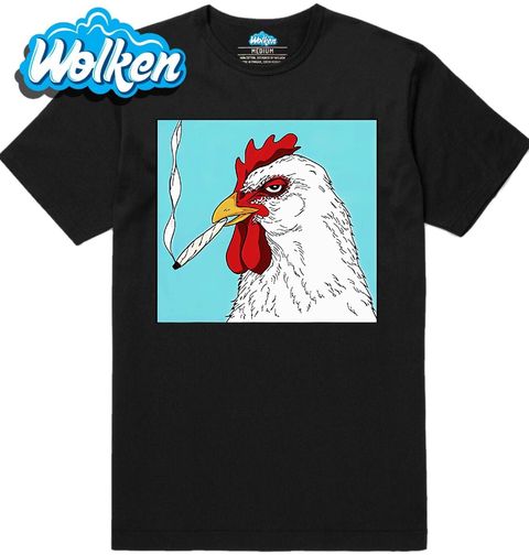 Obrázek produktu Pánské tričko Kohout s Cigaretou v Zobáku