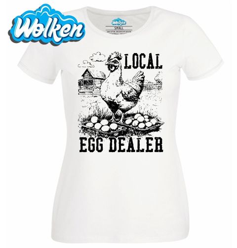 Obrázek produktu Dámské tričko Lokální Prodejce Vajec