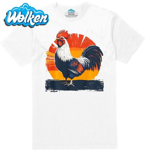 Obrázek produktu Pánské tričko Kohout při Východu Slunce