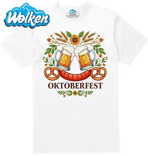 Obrázek produktu Pánské tričko Oktoberfest Pivo a Klobása