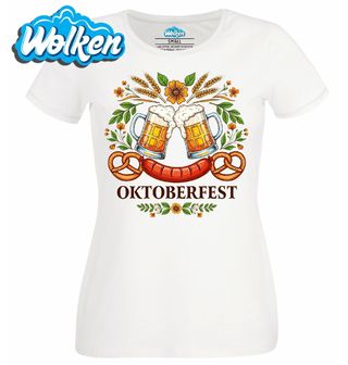 Dámské tričko Oktoberfest Pivo a Klobása.jpg