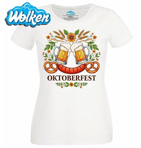 Obrázek produktu Dámské tričko Oktoberfest Pivo a Klobása