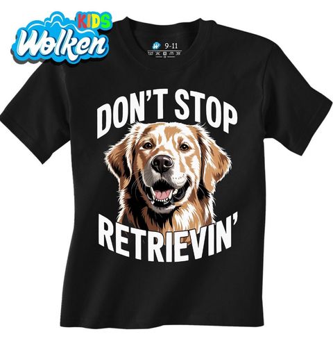 Obrázek produktu Dětské tričko Veselý Retrívr Don’t Stop Retrievin’