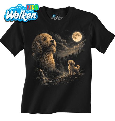 Obrázek produktu Dětské tričko Labradoodle a Kouzlo Úplňku