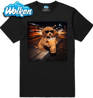 Pánské tričko Labradoodle s Drinkem.jpg