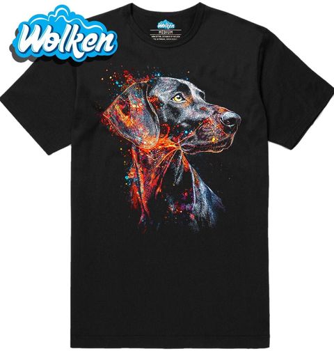 Obrázek produktu Pánské tričko Umělecký Portrét Psa Německý ohař krátkosrstý