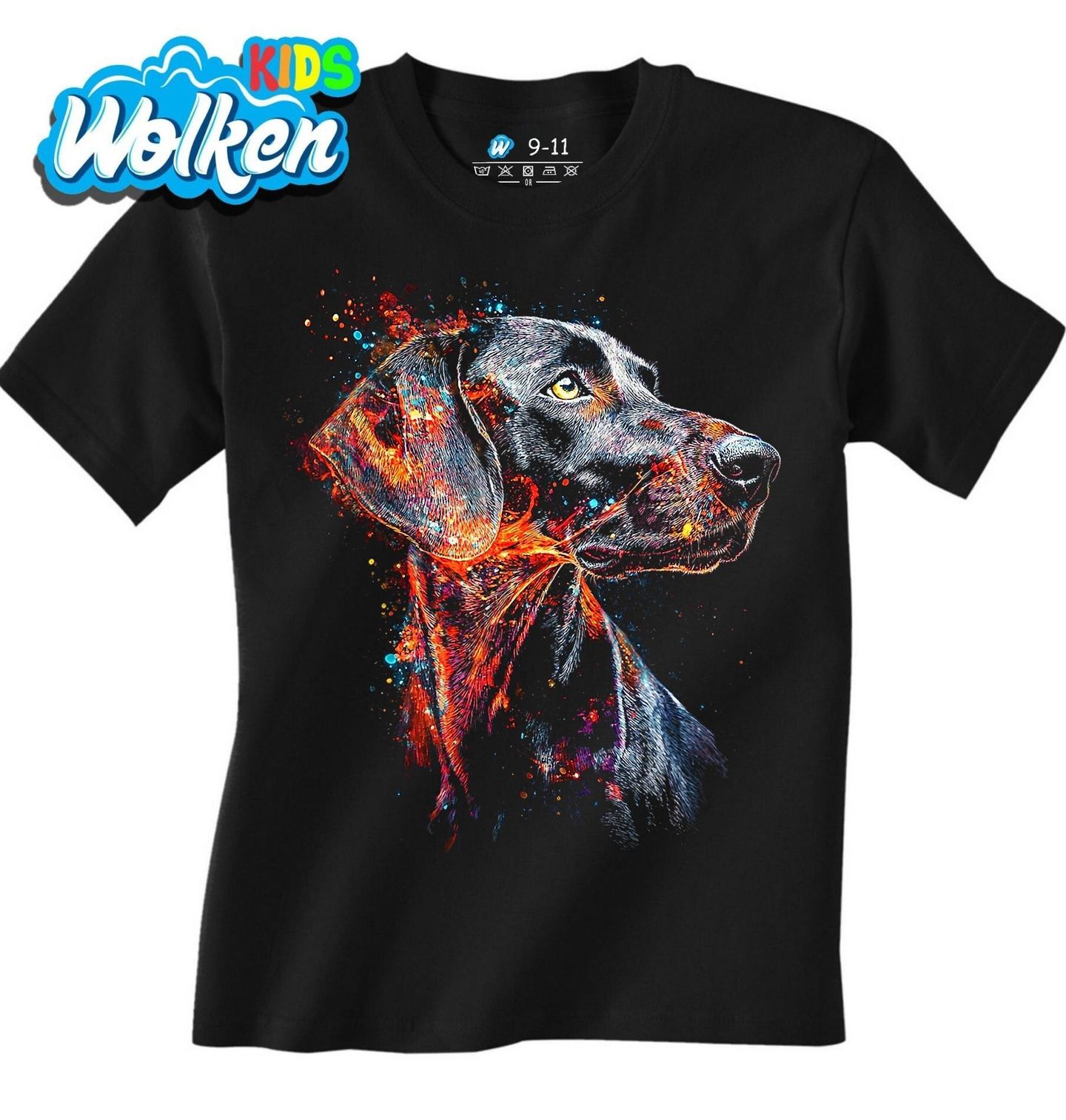 Dětské tričko Umělecký Portrét Psa.jpg