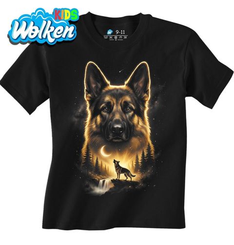 Obrázek produktu Dětské tričko Německý Ovčák a Kouzlo Úplňku